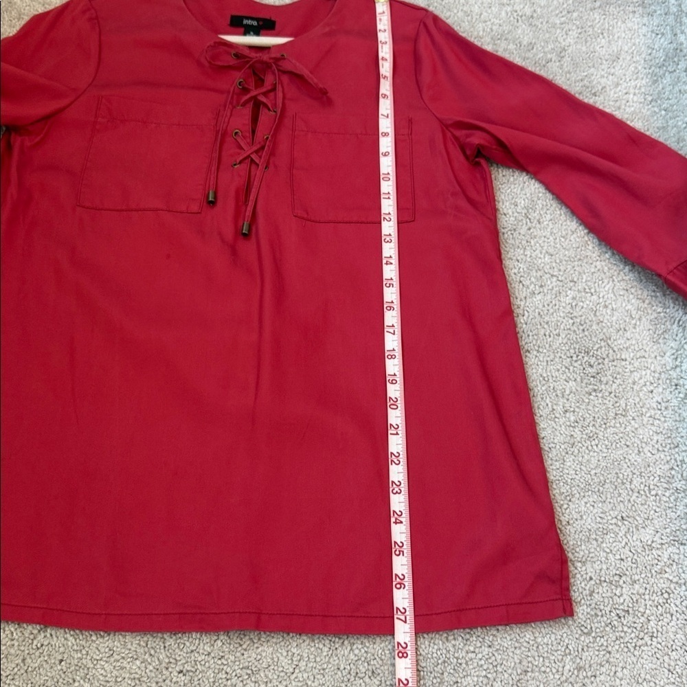 Intro Lace-Up blouse Size S - Picture 5 of 10